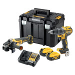 Dewalt DCK2020P2T set aku alata odvijač i kutna brusilica, 2x5,0Ah