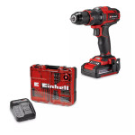 EINHELL aku udarna bušilica TE-CD 18/40 Li-i +64 PXC 18V 2,0Ah set kov