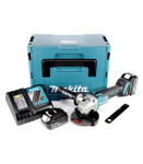 MAKITA DGA506RFJ Akumulatorski kotni brusilnik, 125mm, SET