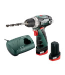 METABO PowerMaxx BS Basic Akumulatorski vrtalnik 12V, 2x2Ah in polniln