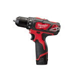 MILWAUKEE M12 BDD-202C Akumulatorski vrtalni vijačnik + 2xAku 2,0Ah
