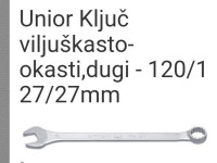 Unior Ključ Viljuškasto Okasti 27