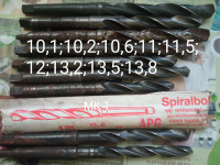 Svrdla za metal HSS, DIN345, MK1, MK2, MK3, MK4, MK5