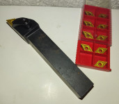 Tokarski nož držač za pločice romb DNMG 110... i 10 pločica