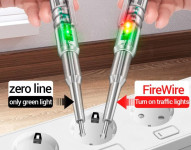 Univerzalni ispitivač tester napona 2xLED 25v-250v, zujalica B-model