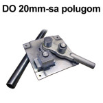 Savijač željeza na pločici sa polugom