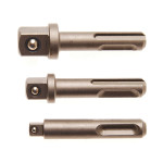 Set adaptera SDS+ na 1/4", 3/8", 1/2" BGS