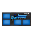 HOEGERT KLEŠČA ZA KOVIČENJE s predalčki za kovice, organizator EVA, za