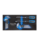 HOEGERT SET IZVIJAČEV IN IMBUS KLJUČEV HEX IN TORX, 20-DELNI, organiza