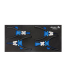 HOEGERT SET KLEŠČ ZA SEEGER OBROČKE, 4-DELNI, organizator EVA, za vozi