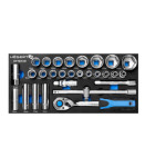 HOEGERT SET ORODJA Z RAGLJO,27-DELNI