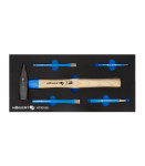 HOEGERT SET TESARSKEGA ORODJA, 5-DELNI, organizator EVA, za voziček z