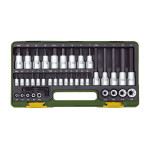 PROXXON set nasadnih ključeva TX HX 1/4" I 1/2" 42-djelni PX23290