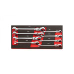 Set zglobnih kombiniranih ključeva sa račnom 8 - 19 mm