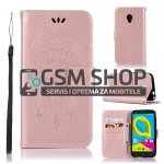 Kožna torbica Alcatel One Touch U5 4G wallet Dream Catcher sova