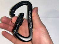 Kong aluminijski karabiner s maticom 40 KN