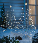 Božićna LED vanjska drvca, set od 2 kom