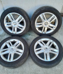 Alu felge 17" rupe 4x100 sa ljetnim gumama Nissan. Renault. Dacia