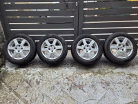 Alu felge 15'' rupe 4x100, 4 kom, + gume Continental All Season