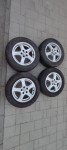 Alu felge 15'' rupe 5x100, 4 kom. original Škoda , s dobrim gumama