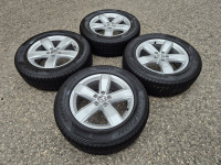 ALU felge 17 5x112 VW Tiguan Tayron sa zimskim gumama 215/65R17 99H Pi