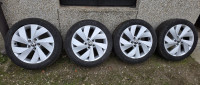 Alu felge 17 Golf 8 gti sa zimskim gumama Continental 225/45/17