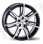Alu felge 17'' rupe 5x100, ET35 Aluett 15 Black **NOVO**