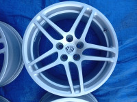 Alu felge 18" rupe 5x112, 4 kom. original Porsche Macan+TPMS odlične.