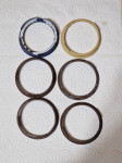 Centralni plastični prsteni za aluminijske felge distanceri