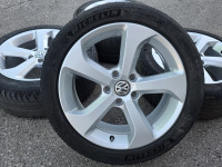Alu felge 17'' rupe 5x112, original VW Golf 7 GTI+ljetne gume Michelin