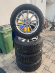 Alu felge 17'' rupe 5x120, 4 kom Gume Dunlop 225/60 17 6,5 mm m+s