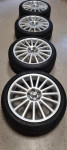 Alu felge 18'' 5x100 ET38 7.5J Oz Aristo Golf 4 R32 sa ljetnim gumama