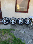 BBS alu felge 18'' rupe 5x108, 4 kom + gume hankook kinergy