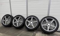 Alu felge 18'' rupe 5x112, Mercedes Amg w205  gume Kumho 225/245