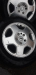 Alu felge Opel 15" 5x110 ,195 65 15 Michelin, Kumho winter