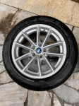 17'' alu BMW+ljetne Pirelli P7 RFT DOT1522, 7-8mm, 4 kom.225/55/17