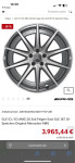 Alu felge MERCEDES AMG OEM 20'' rupe 5x112, 4 kom.