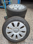 Audi alu felge 16'' rupe 5x112, 4 kom, ORIGINAL sa zimskim gumama