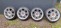 Audi alu felge 19" 5x112 + gume
