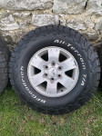 Gume Bf goodrich ALL terrain T/A KO2 i Alu felge 16'' rupe 6x139.7