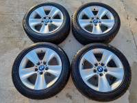 BMW ALU FELGE 17" 5×120▪︎4 KOM.▪︎ODLIČNE ZIMSKE GUME▪︎F30, F10 Z. SET
