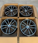 4x BMW 5 M SPORT, LA double spoke 662M ALU FELGE 18" COL ORIGINAL SET