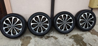 NISSAN/RENAULT Alu felge 18'' rupe 5x114.3, 4 kom. SUPER STANJE