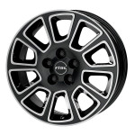 RIAL TRANSPORTER 2 7,5x18 5x120 ET60 CB65,1 DIAMANT-SCHW FPOL – alu fe