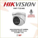 HIKVISION 2MP DOME KAMERA HWT-B120-MS SA MIKROFONOM