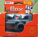 AGFA LE BOX foto aparat, novi, sa filmom 27 snimaka, neraspakiran, 095