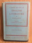 A Short History of ENGLISH LITERATURE, Emile Legious, Oxford
