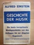 Alfred Einstein: Geschichte der Musik