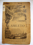 AMLETO G.SHAKESPEARE ,Bibloteka universala Milano 1907.- Hamlet