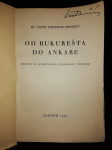 OD BUKUREŠTA DO ANKARE Dr. Ante Messner-Sporšić